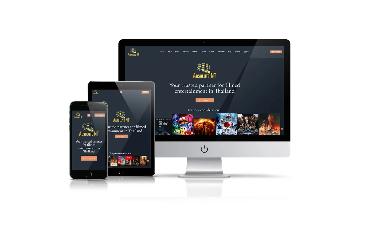 Absolute NT website preview