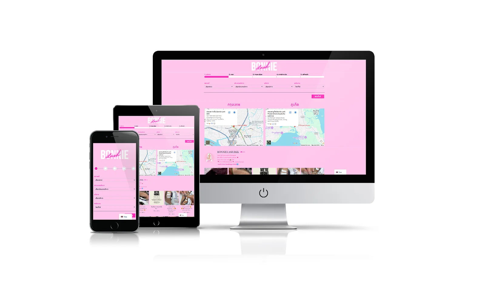 Bonnie Lash website preview