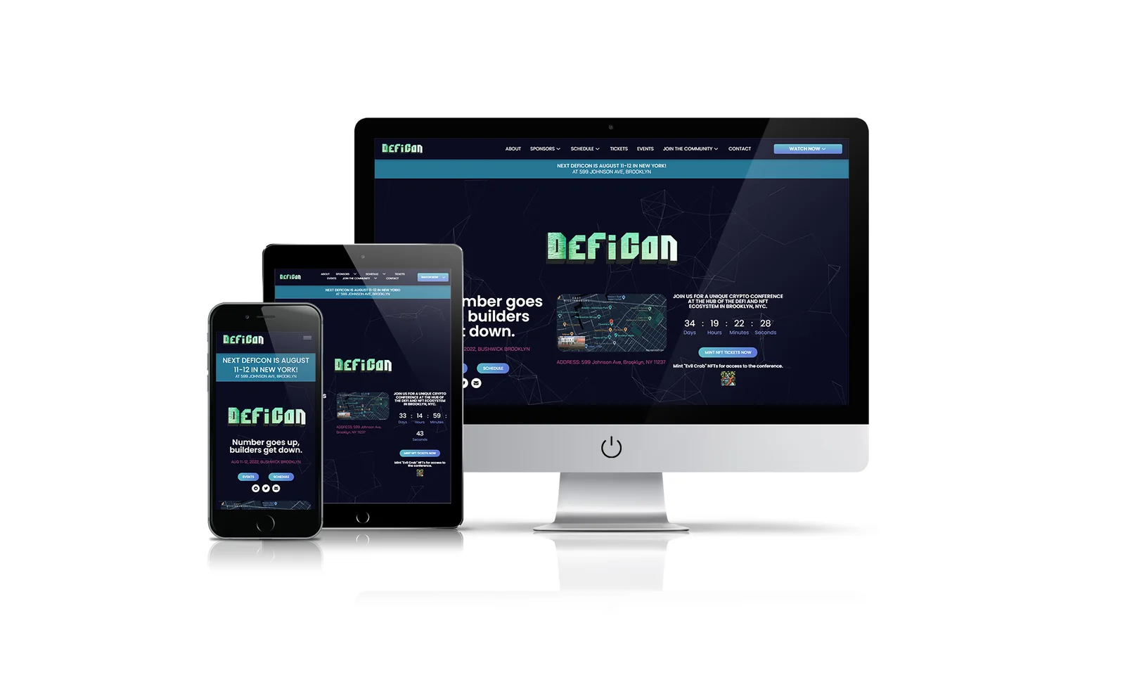 DeFiCon website preview