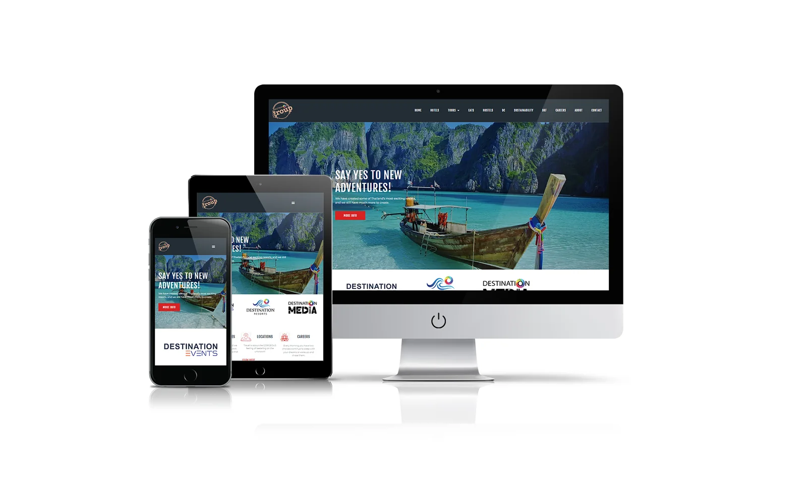 Destination Group website preview