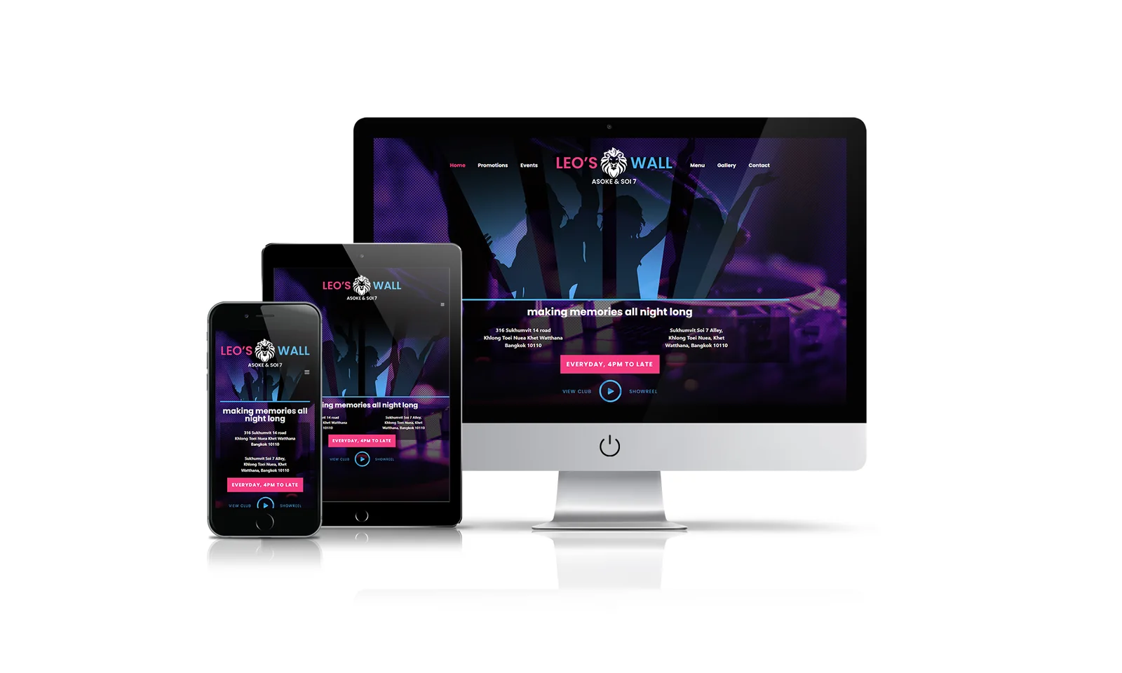 Leo’s Wall website preview