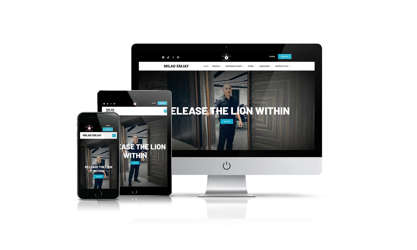 Milad Emjay website preview