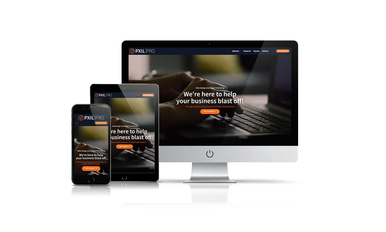 Pxil Pro website preview