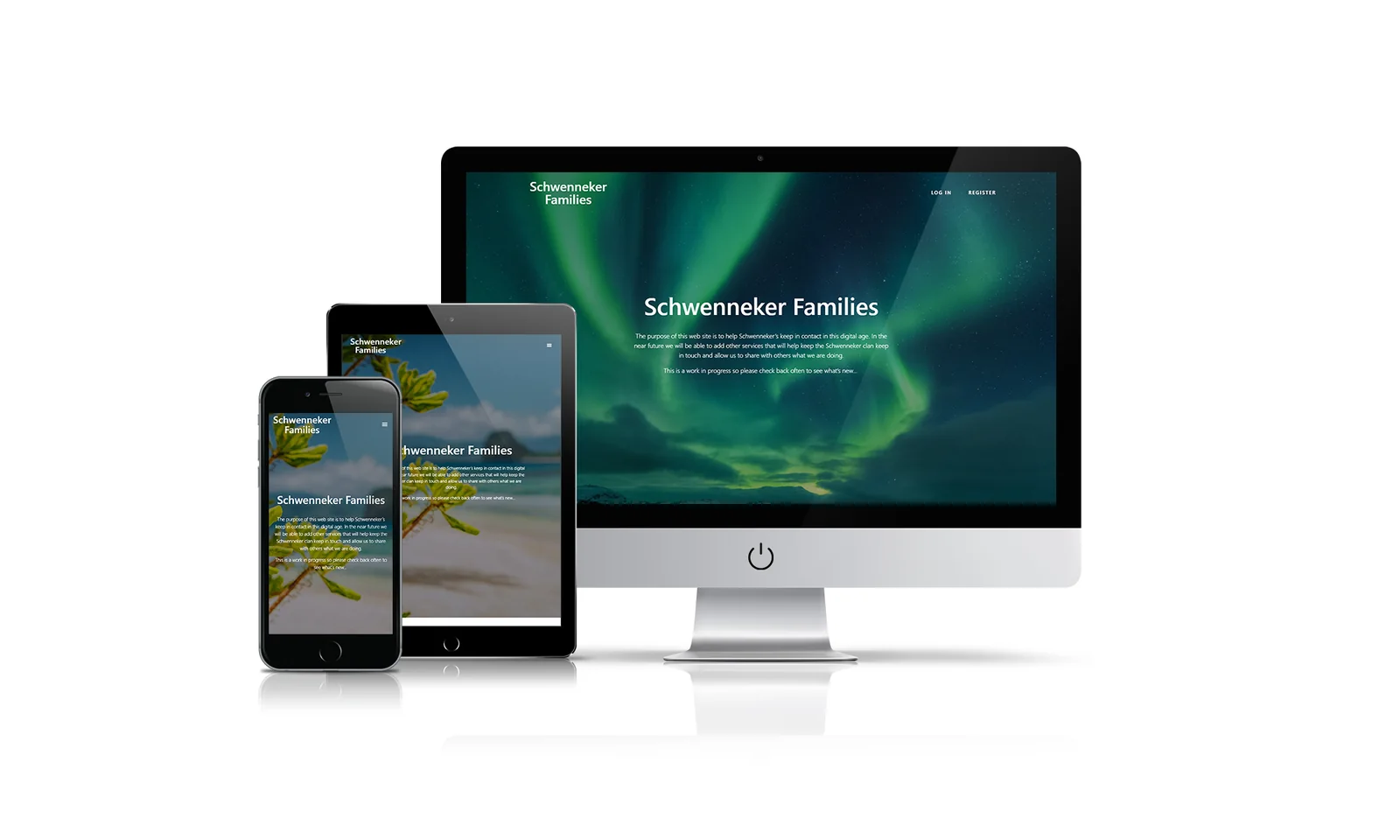 Schwenneker Families website preview