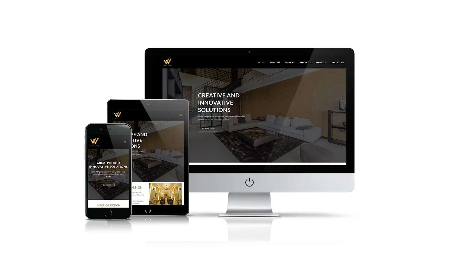 Wall Paint Decor website preview