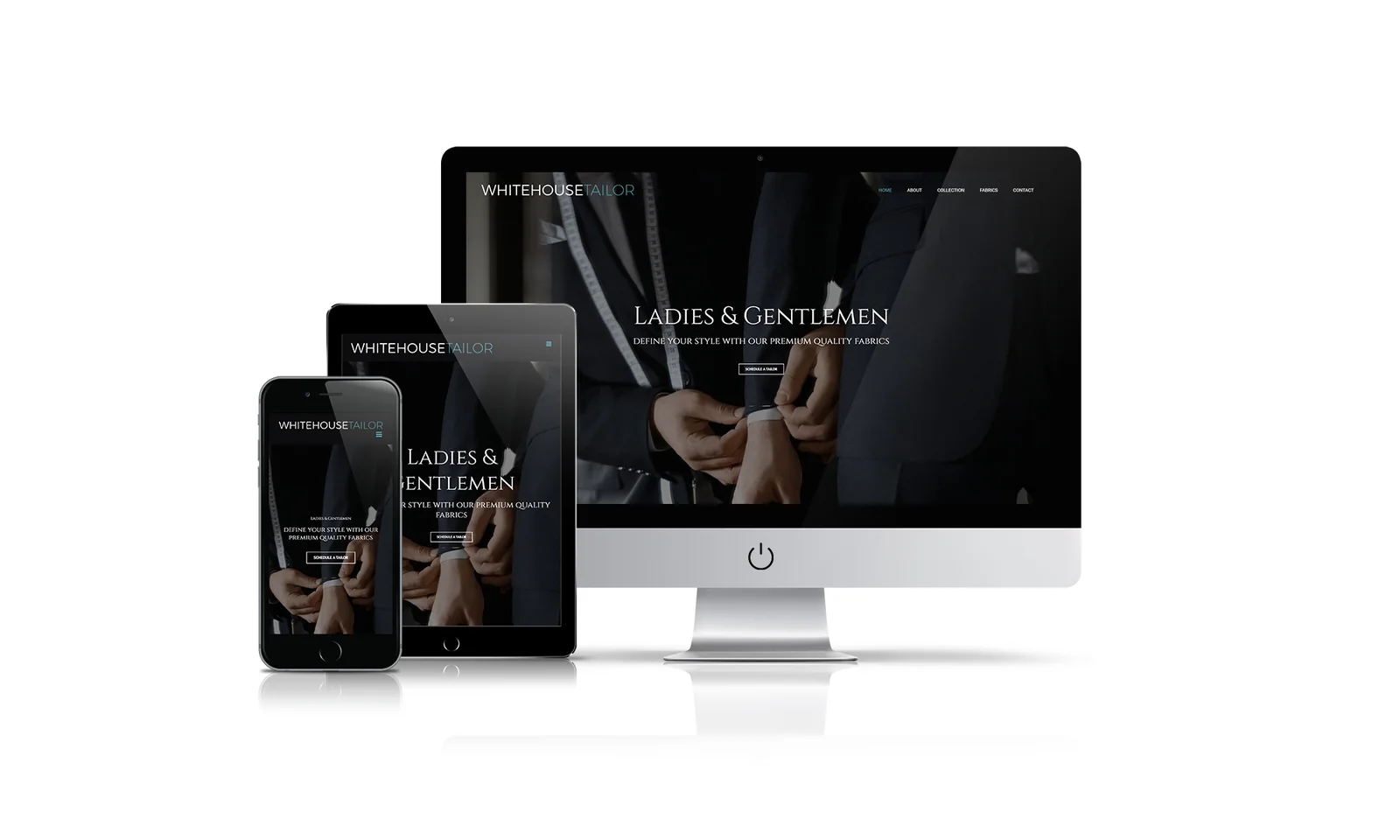 Whitehouse Tailor website preview